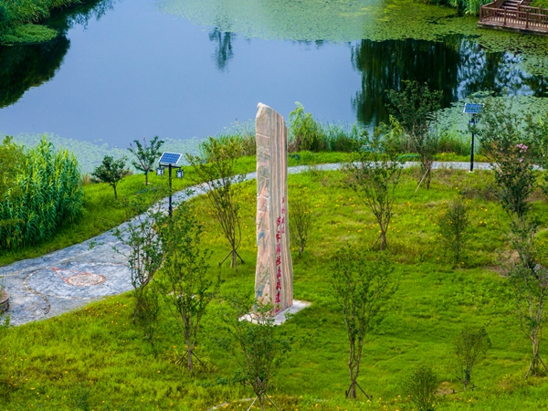 蘆家灘阻擊戰(zhàn)遺址公園一覽。紀(jì)星名攝