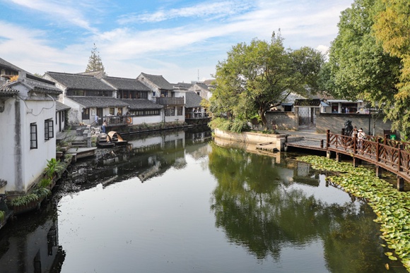 千燈鎮(zhèn)歇馬橋村。昆山市住建局供圖